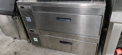 *Double Drawer Refrigerated Unit