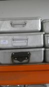 *Three Aluminium Grundy Trays