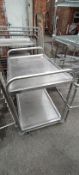 Two Tier Stainless Steel Trolley