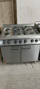 Falcon Gas Six Burner Stove over Double Oven