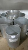 *Three Aluminium Storage Tins