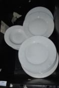 Quantity of Assorted White Plates, Bowls, etc.