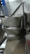*Three Stainless Steel Storage Tins