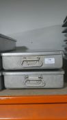 *Two Aluminium Grundy Trays