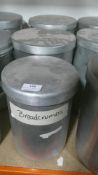 *Three Aluminium Storage Tins with Lids
