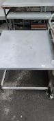 Stainless Steel Preparation Table 70cm high 80x85cm