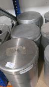 *Three Aluminium Storage Tins with Lids