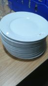 Thirteen Plain White Plates