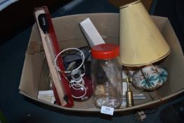 Household Goods Including Table Lamps, and Wine Ma