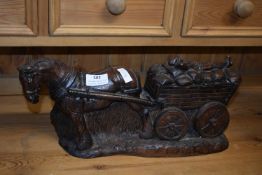 Horse and Cart Figure