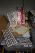 Large Quantity of Card Making Papers, Cards, Embellishments, etc.