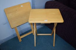 Pair of Folding Side Table