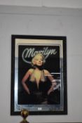 Framed Marylin Monroe Mirrored Print