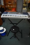 Casio LK110 Electronic Keyboard with Stand and Sto