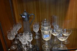 Wine Glasses and a Claret Jug