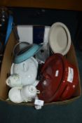 Vintage Cookware Including Enamelware etc.