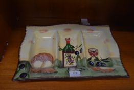 Decorative Wine and Olive Dish