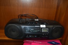 Sony CFD10L Portable CD Radio Cassette Recorder