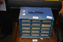 Toolbox and a Small Cabinet of Screws etc.