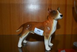 Pottery Dog Figure