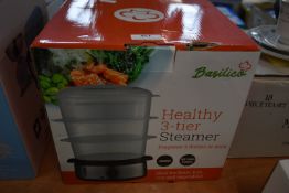 Baslico Three Tier Steamer