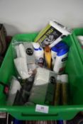 Toiletries Including E45 Cream, Sensitive Shower Gels, Hairy Spray, Briefs, etc.
