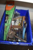 Quantity of Assorted Hand Tools (box not included)