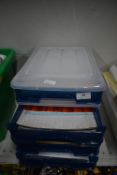 Crafting Storage Drawers Containing Decorative Cards and Papers