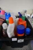 Box of Assorted Cleaning Products