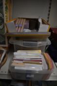 Assorted Craft Making Cards, Envelopes, etc.