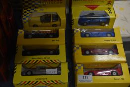 Eight Diecast Super Cars