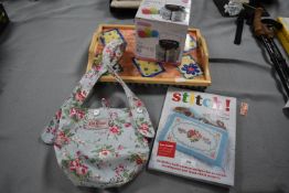 Kath Kidston Bag, Stitch Book, Cushion Tray, etc.