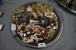 Tray Lot of Costume Jewellery