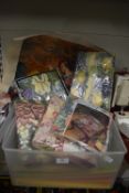 Six Needlepoint Kits and Assorted Craft Items