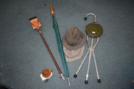 Shooting Sticks, Tweed Hats, etc.