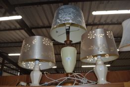 Three Table Lamp