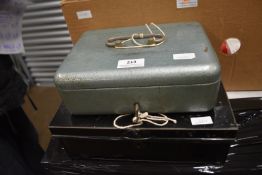 Two Metal Cash Boxes