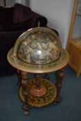 Terrestrial Globe Cocktail Cabinet