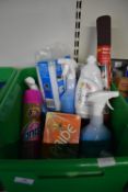 Assorted Cleaning Products (crate not included)