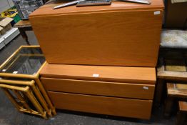 1970's Teak Storage Cabinet and Drawers