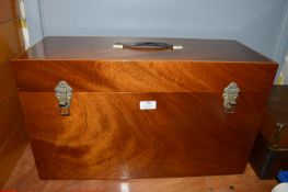 Wooden Padded Camera Storage Box
