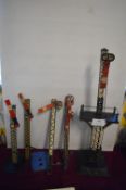 Assorted Hornby and Bing O Gauge Signals