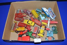 Playworn Diecast Vehicles Including Dinky etc.