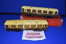Two Hornby O Gauge Pullman Coaches