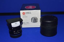 Leica Elmarit R 1:2.8/28 Lens for Leica R3 and R4 with Leather Case and Original Packaging