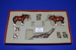 Charbens Diecast Metal Farmyard Set Ploughman’s Lunch