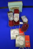Three Western Master V Universal Exposure Meters
