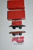 Hornby O Gauge Flat Trucks plus BR Container