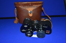 Pair of Swift Audubon 8.5x44 Extra Wide Filed Binoculars with Leather Case