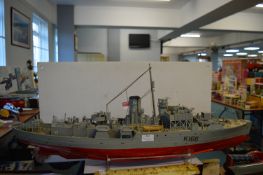 Royal Navy Battleship “Snowberry” K166 Kit (assembled)